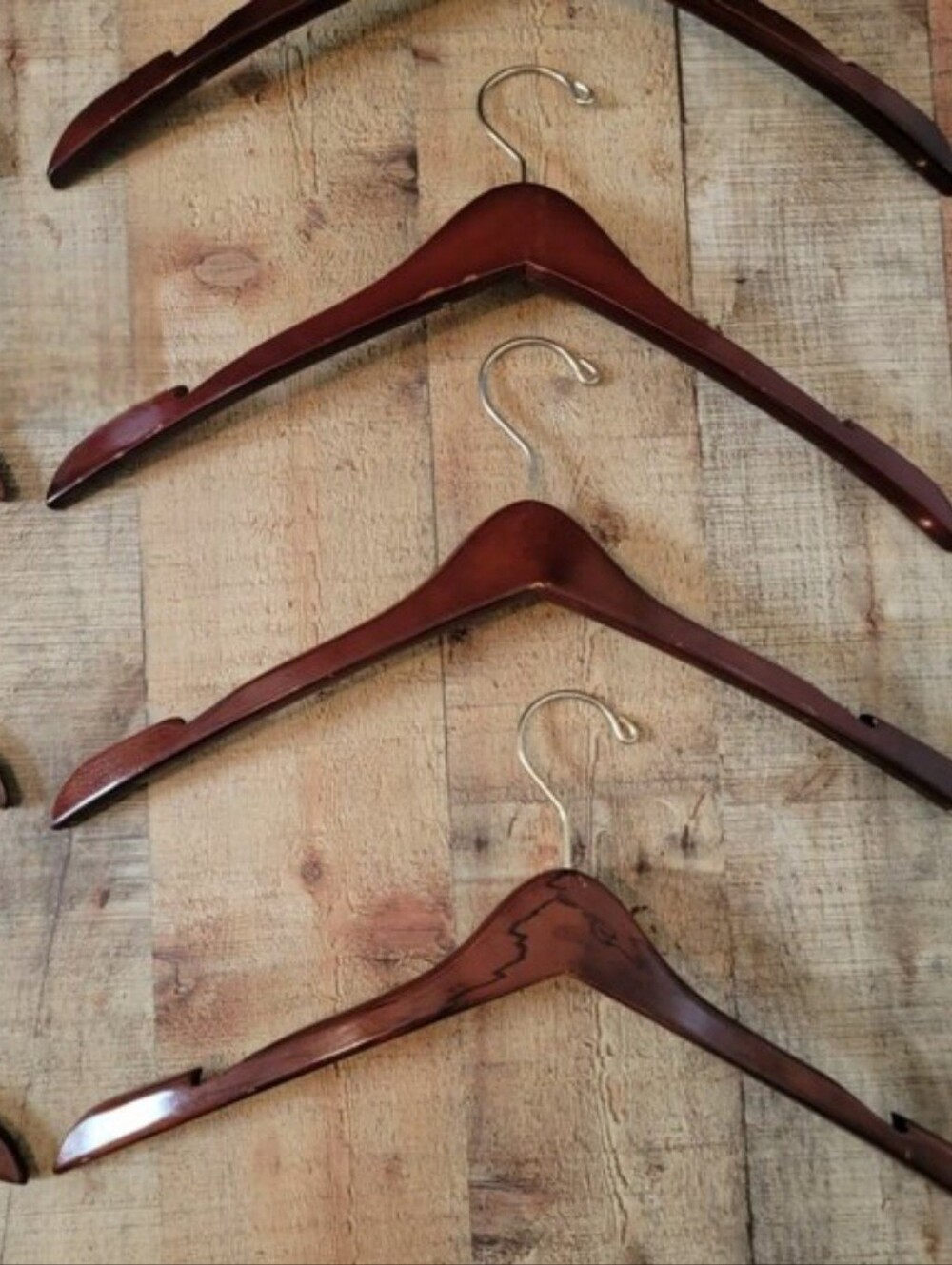 Abercrombie and Fitch Retail Store Wooden Hangers with Notches - 10 - Picture 7 of 16